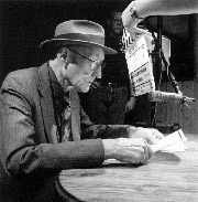 Burroughs with his cut ups