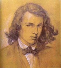 Dante Gabriel Rossetti: selfportrait